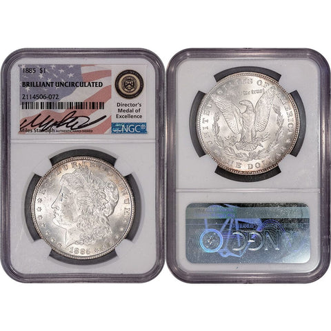 1885 Morgan Dollar - NGC Brilliant Uncirculated