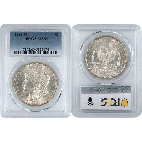 1885-O Morgan Dollar - PCGS MS 63