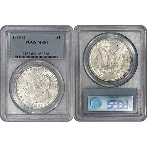 1885-O Morgan Dollar - PCGS MS 64 - Choice Brilliant Uncirculated