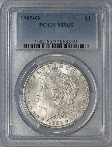 1885-O Morgan Dollar - PCGS MS 65 - Gem Brilliant Uncirculated