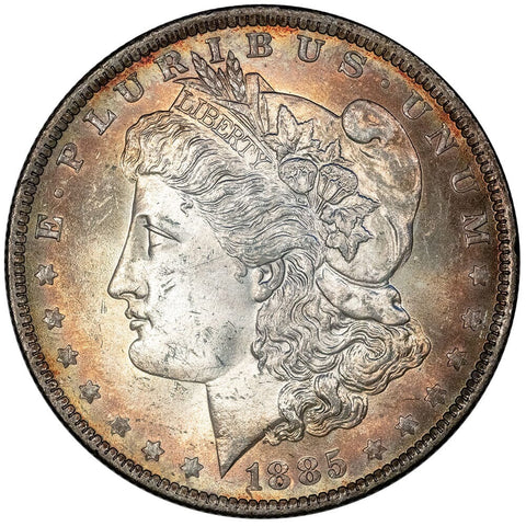 1885-O Morgan Dollar - Toned Uncirculated