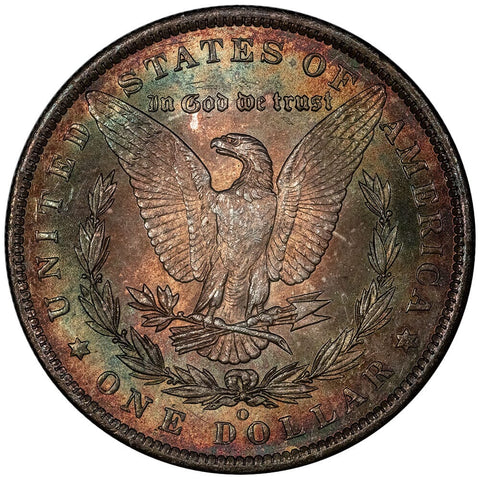 1885-O Morgan Dollar - Toned Uncirculated