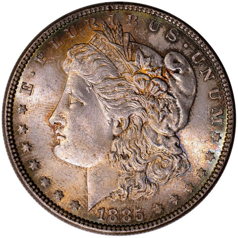 1885 Morgan Dollar - Choice Toned Uncirculated