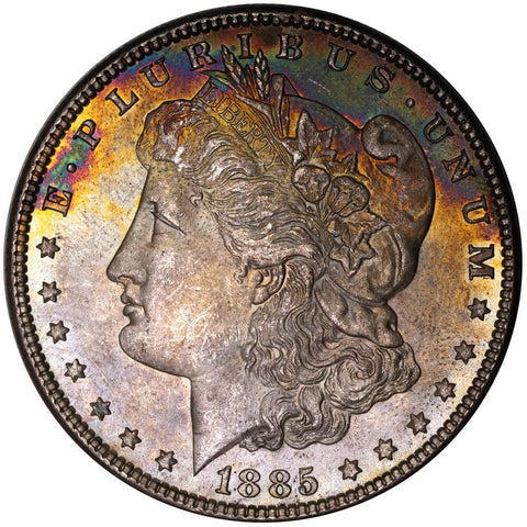 1885 Morgan Dollar - Choice Toned Uncirculated