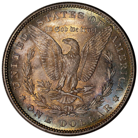 1885 Morgan Dollar - Toned Briliant Uncirculated