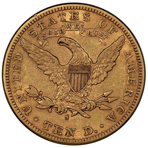 1886 $10 Liberty Gold Eagle - Very Fine+ Details