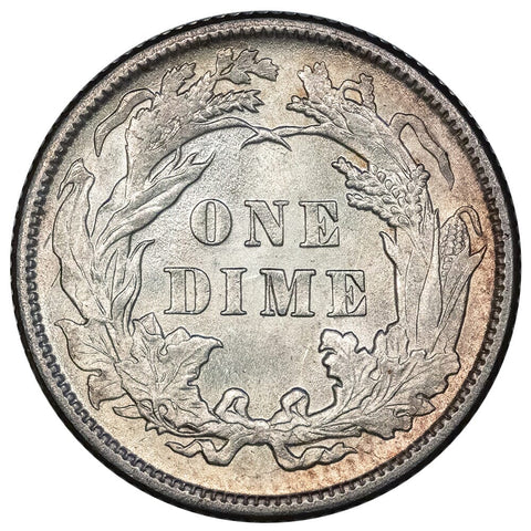1887 Liberty Seated Dime - Lustrous About Uncirculated