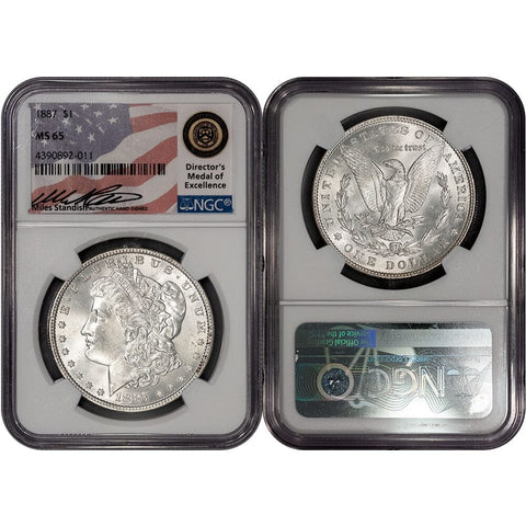 1887 Morgan Dollar - NGC MS 65 - Gem Brilliant Uncirculated