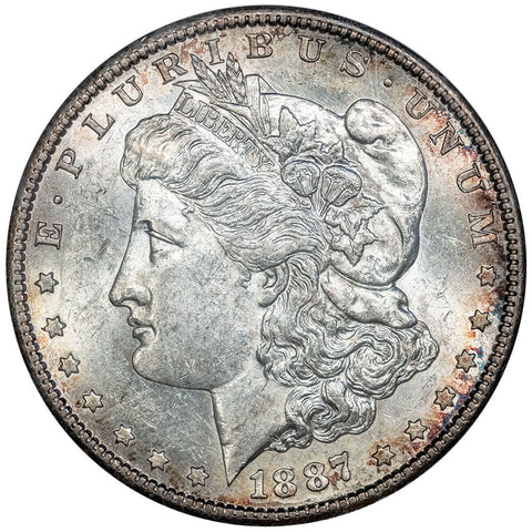 1887-S Morgan Dollar - ANACS AU 58 - Choice About Uncirculated