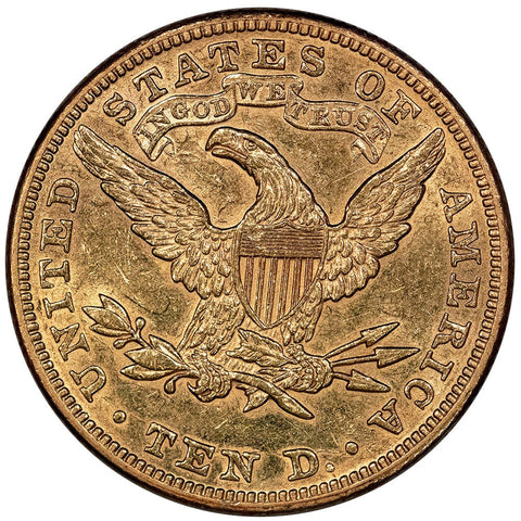 1888 $10 Liberty Gold Eagle - About Uncirculated Details (ex-jewelry)
