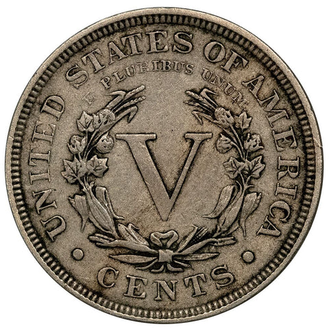 1888 Liberty Head V Nickel - ANACS EF 40 - Extremely Fine