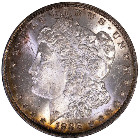 1888-O Morgan Dollar - Choice Toned Uncirculated