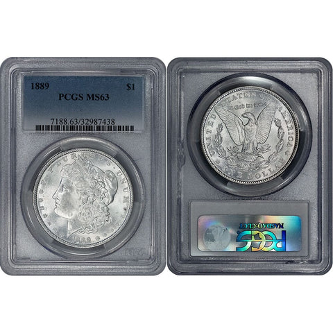 1889 Morgan Dollar - PCGS MS 63 - Choice Brilliant Uncirculated