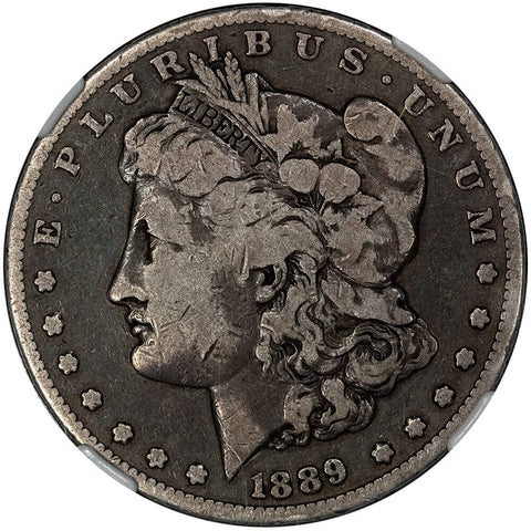 1889-CC Morgan Dollar - NGC VG 10 - Mintage of 350,000