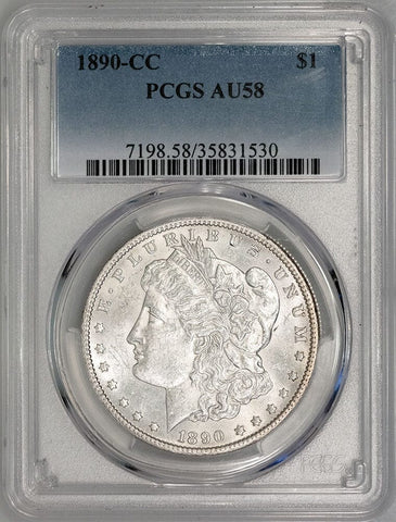 1890-CC Morgan Dollar - PCGS AU 58 - Choice About Uncirculated