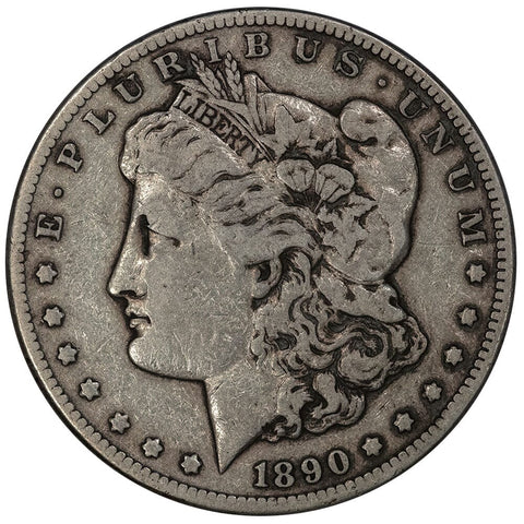 1890-CC Morgan Dollar - Very Good+ - Carson City
