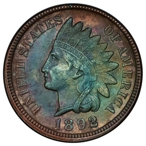 1892 Indian Head Cent - Uncirculated Brown