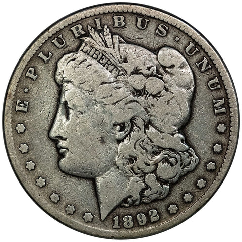 1892-CC Morgan Dollar - Good+ - Carson City