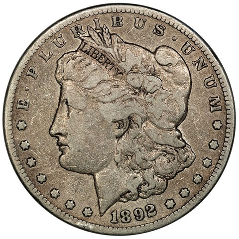 1892-CC Morgan Dollar - Very Good Details - Carson City