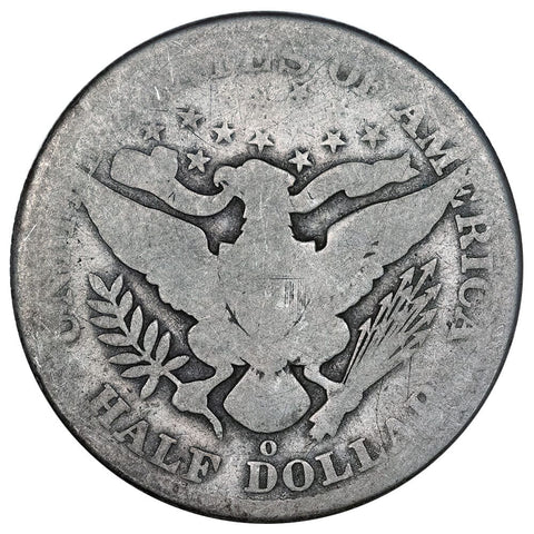 1892-O Barber Half Dollar - Poor/Fair