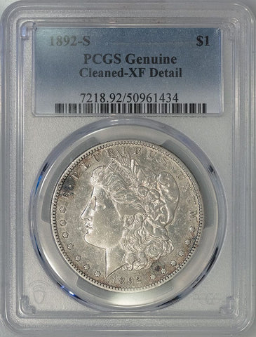 1892-S Morgan Dollar - PCGS XF Details - Tougher Date