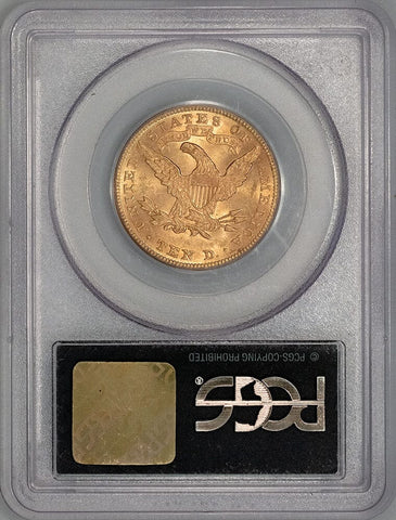 1893 $10 Liberty Gold Eagle - PCGS MS 61 OGH - Brilliant Uncirculated