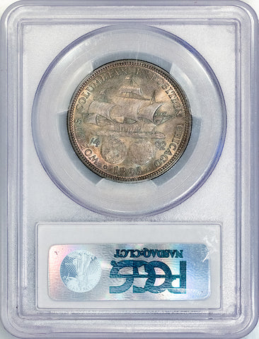 1893 Columbian Silver Commemorative Half Dollar - PCGS MS 65 CAC - Very Pretty
