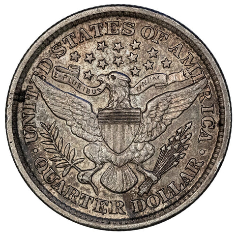 1895 Barber Quarter - About Uncirculated