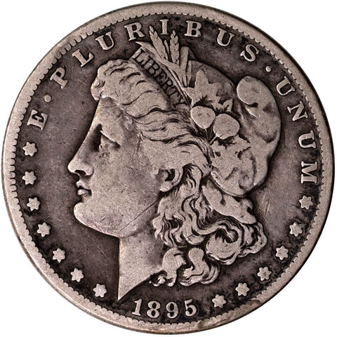 1895-S Morgan Dollar - Mintage 400,000 - Fine