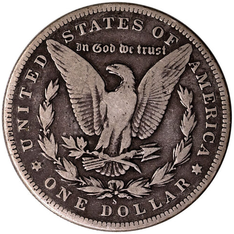 1895-S Morgan Dollar - Mintage 400,000 - Fine