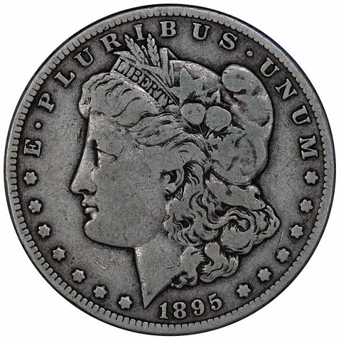 1895-S Morgan Dollar - Mintage 400,000 - Fine