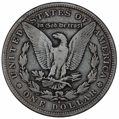 1895-S Morgan Dollar - Mintage 400,000 - Fine