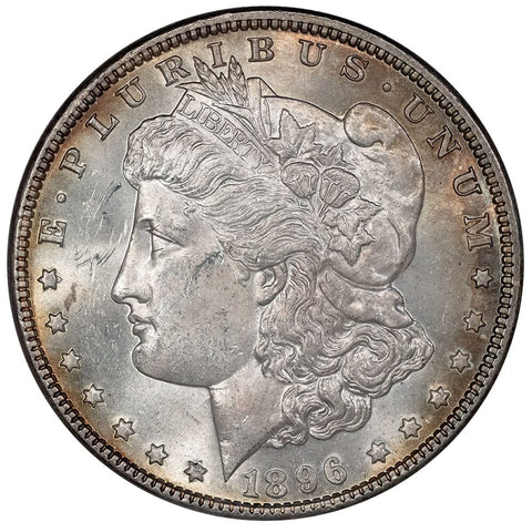 1896 Morgan Dollar - Toned Uncirculated