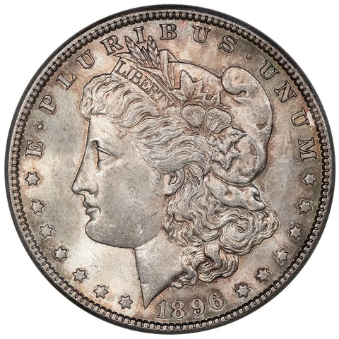 1896 Morgan Dollar - Toned Uncirculated