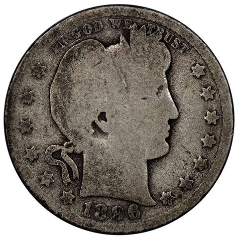 1896-O Barber Quarter - Good