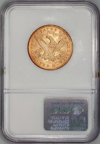 1897 $10 Liberty Gold Eagle - NGC MS 61 - Brilliant Uncirculated