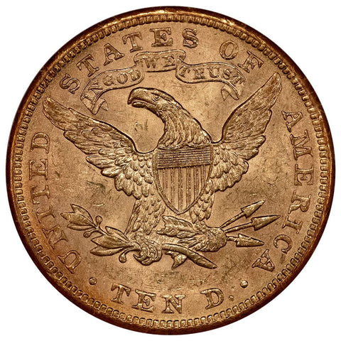 1897 $10 Liberty Gold Eagle - NGC MS 61 - Brilliant Uncirculated