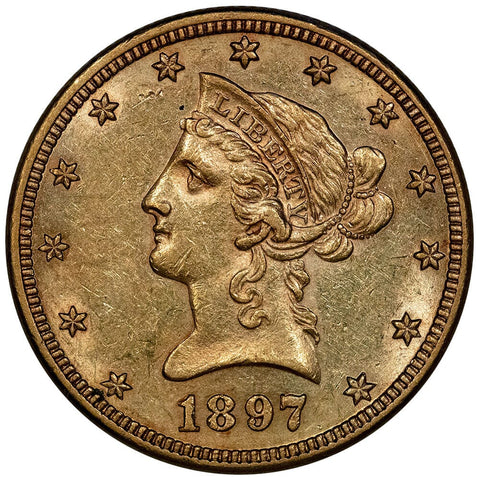 1897 $10 Liberty Gold Eagle - About Uncirculated