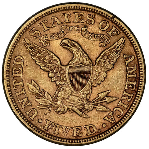 1897 $5 Liberty Head Gold - Extremely Fine