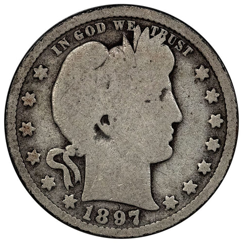 1897-O Barber Quarter - Good