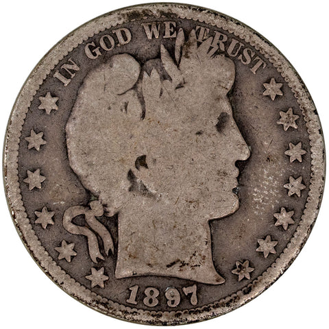 1897-S Barber Half Dollar - Good