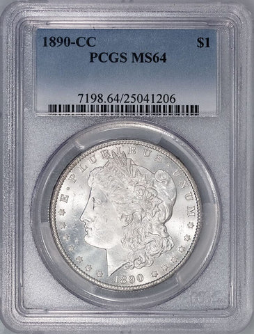 1890-CC Morgan Dollar - PCGS MS 64 - Choice Brilliant Uncirculated