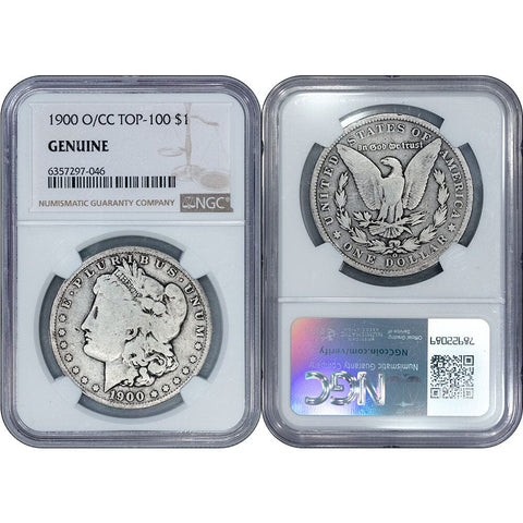 1900-O/CC Morgan Dollar - NGC Genuine Top 100 - Very Good