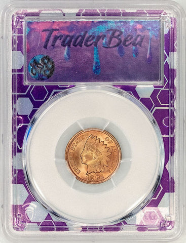 1901 Indian Head Cent - PCGS MS 65 Red - Blazing Red Gem Uncirculated