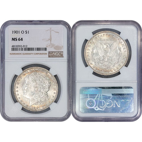 1901-O Morgan Dollar - NGC MS 64 - Choice Brilliant Uncirculated