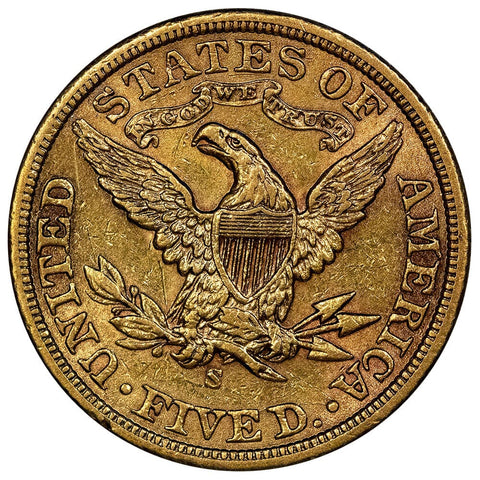 1901-S $5 Liberty Head Gold - Extremely Fine