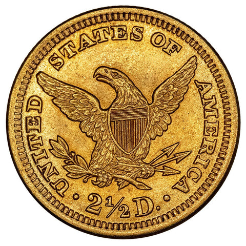 1902 $2.5 Liberty Gold Coin - Brilliant Uncirculated