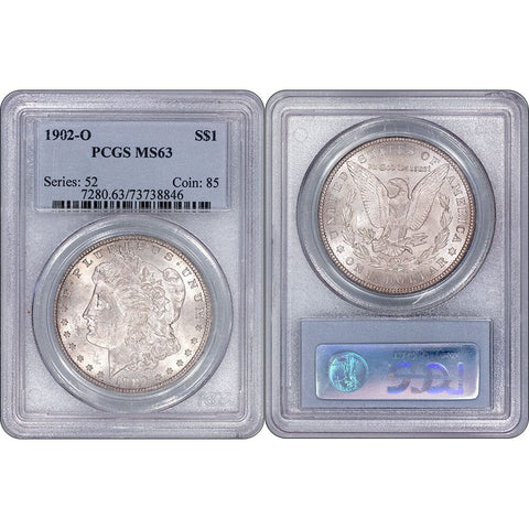 1902-O Morgan Dollar - PCGS MS 63 - Choice Brilliant Uncirculated