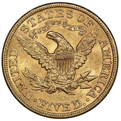 1903 $5 Liberty Head Gold Half Eagle - About Uncirculated