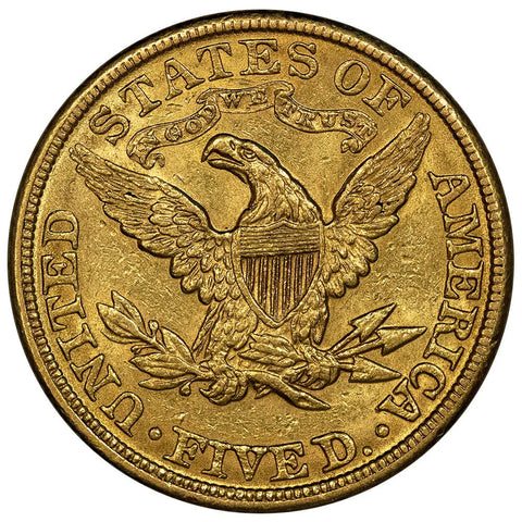 1903 $5 Liberty Head Gold Half Eagle - About Uncirculated